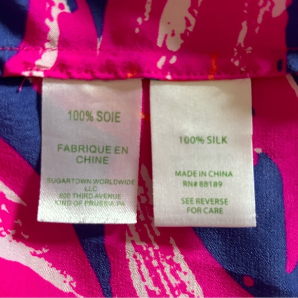 Lilly Pulitzer Elsa Silk Blouse - Picture 6 of 6